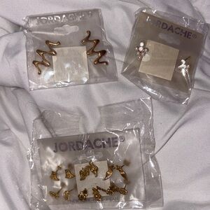 Jordache Gold Earring Collection